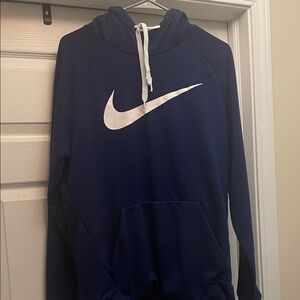 Nike Men's Dark Blue Hoodie